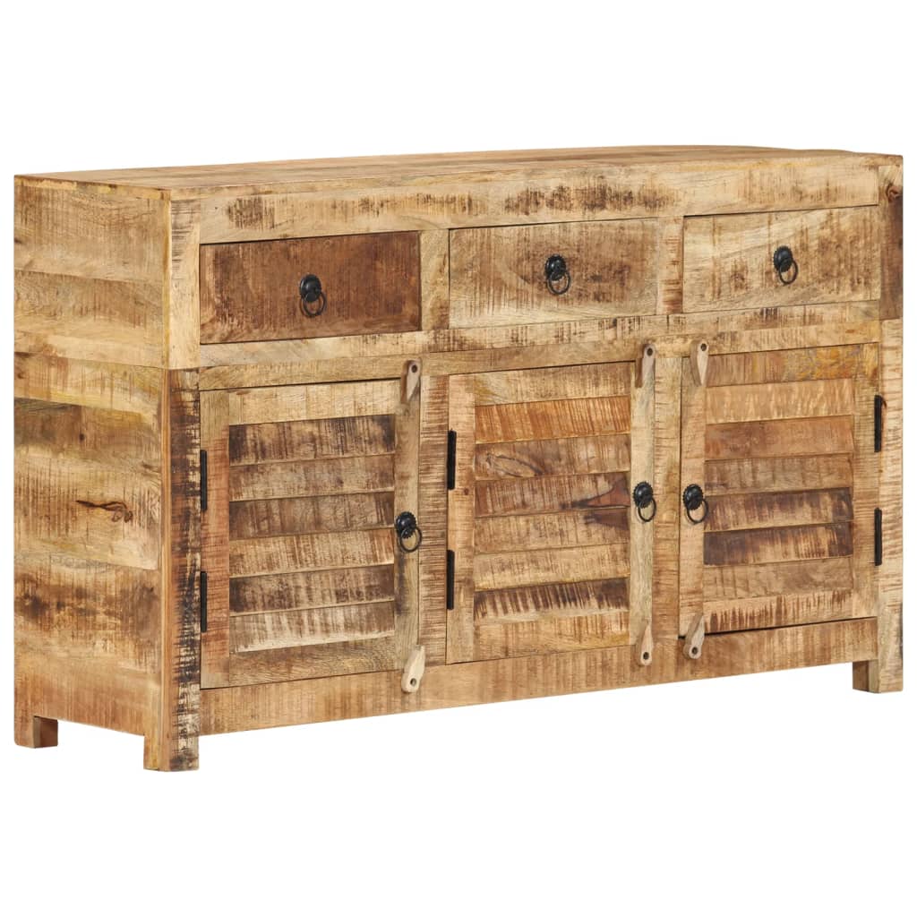 vidaXL Sideboard 110x30x65 cm Massivholz Mango