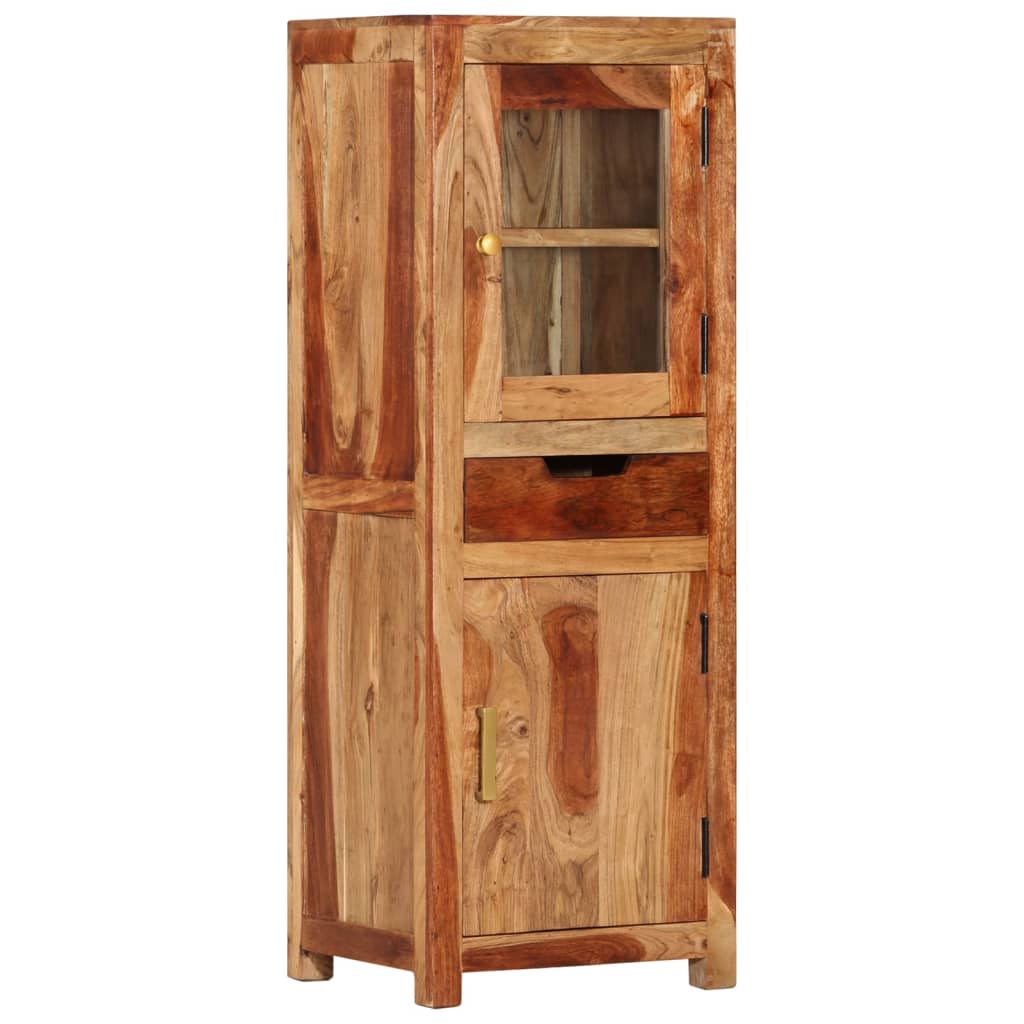 Hoge kast 40x34x110 cm massief acaciahout image 13