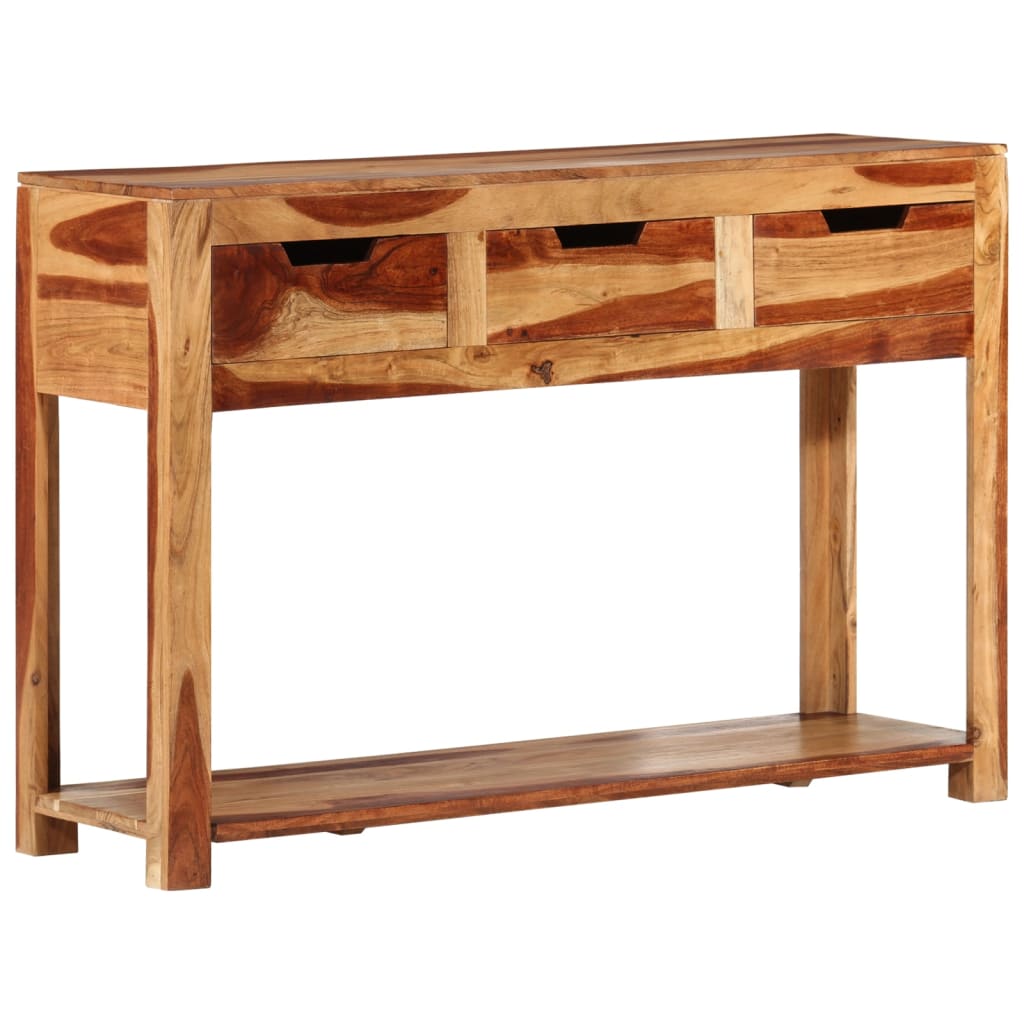 vidaXL Konzolový stolek 110 x 35 x 75 cm masivní akáciové dřevo