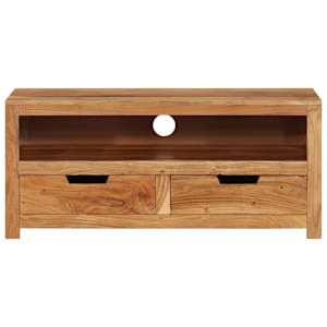 TV skříňka 88 x 35 x 40 cm masivní akáciové dřevo - obrázek 2