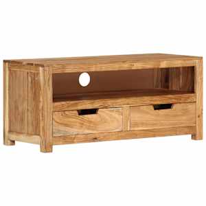 TV skříňka 88 x 35 x 40 cm masivní akáciové dřevo - obrázek 12
