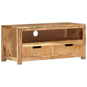 TV skříňka 88 x 35 x 40 cm masivní akáciové dřevo - obrázek 9