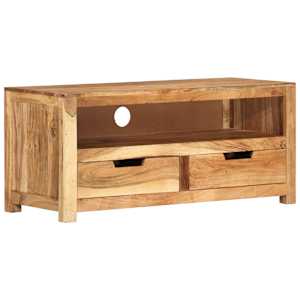 TV skříňka 88 x 35 x 40 cm masivní akáciové dřevo - obrázek 10