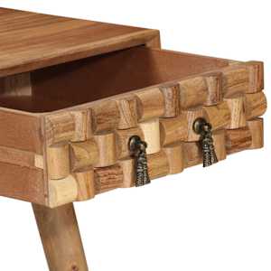 Psací stůl 110x50x76 cm masivní akáciové dřevo - obrázek 7