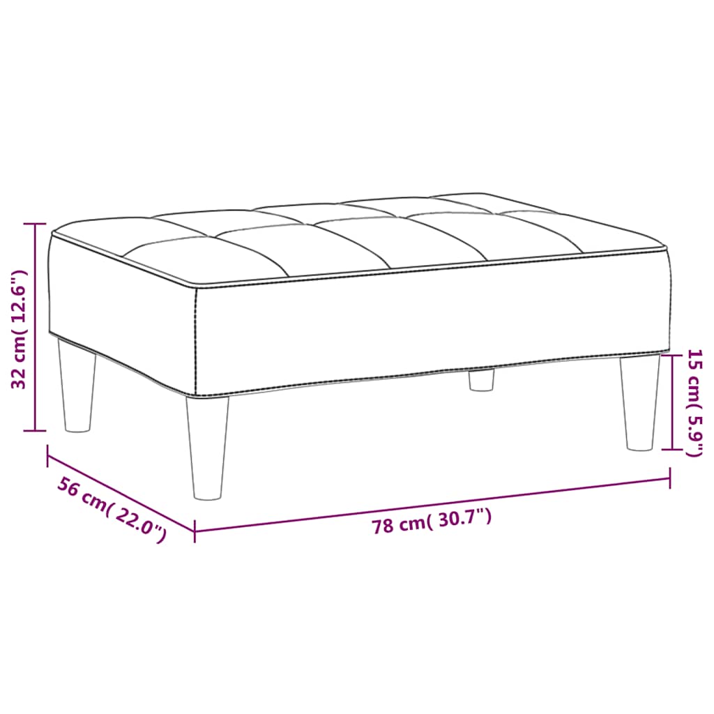 2-местно канапе с две възглавници и табуретка, жълто, текстил