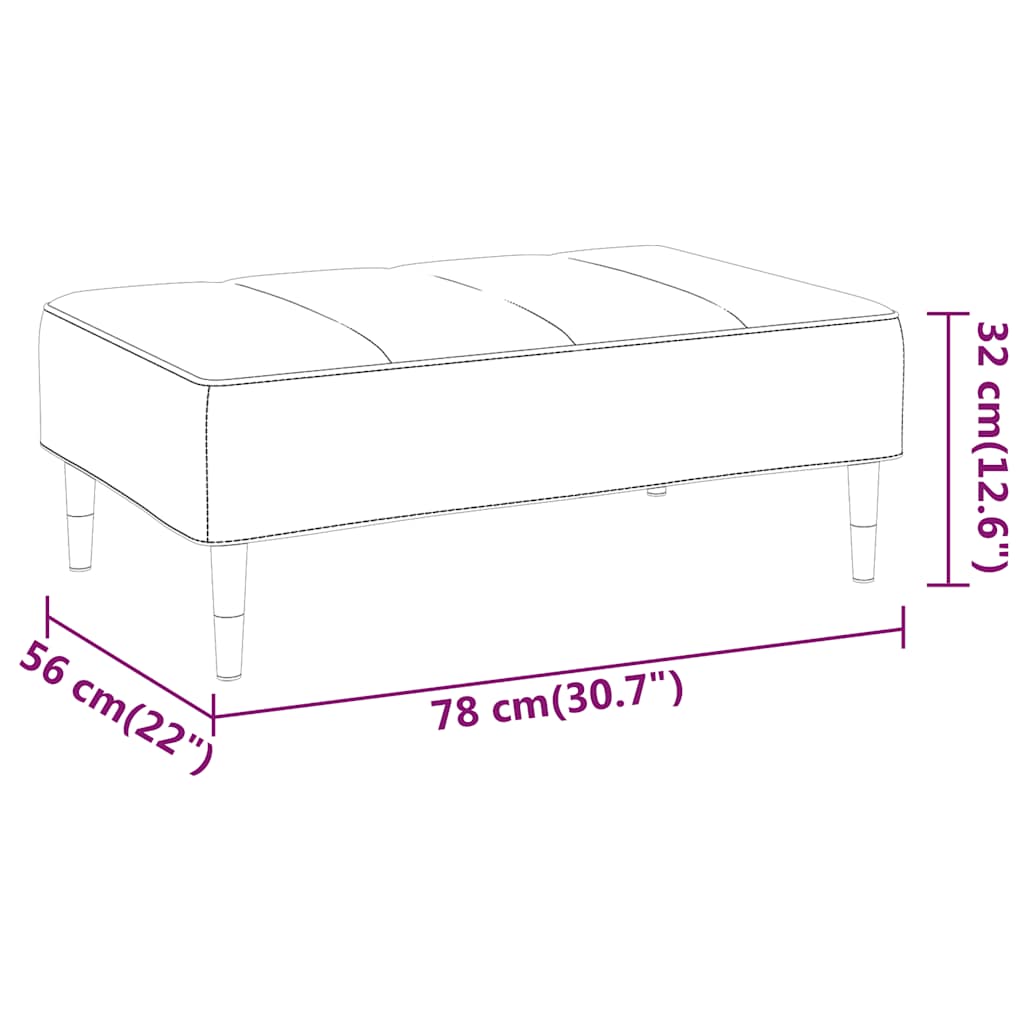 kétszemélyes sötétszürke bársony kanapéágy zsámollyal