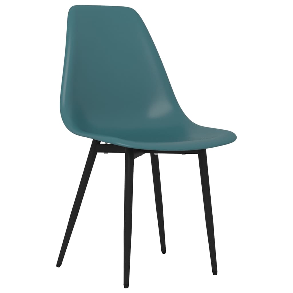 

vidaXL Eetkamerstoelen 6 st PP turquoise