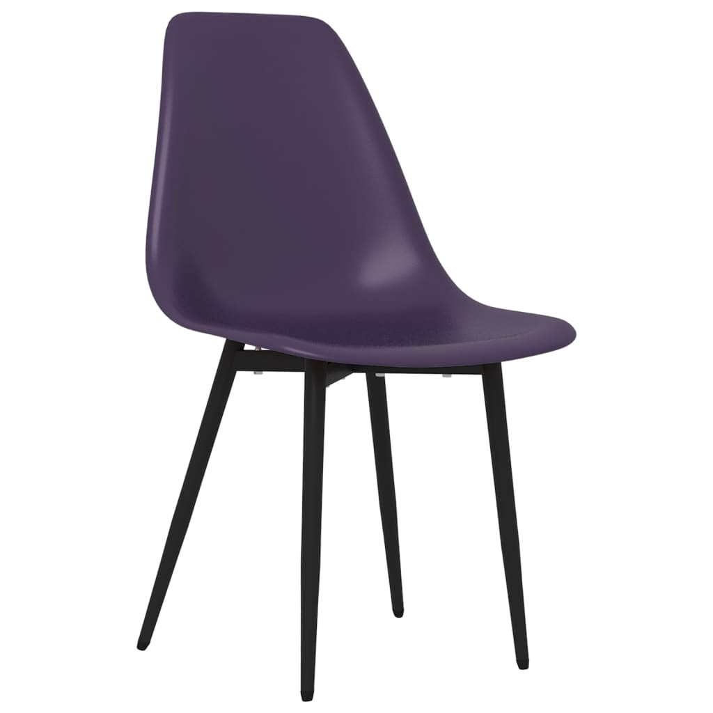 

vidaXL Eetkamerstoelen 6 st PP paars