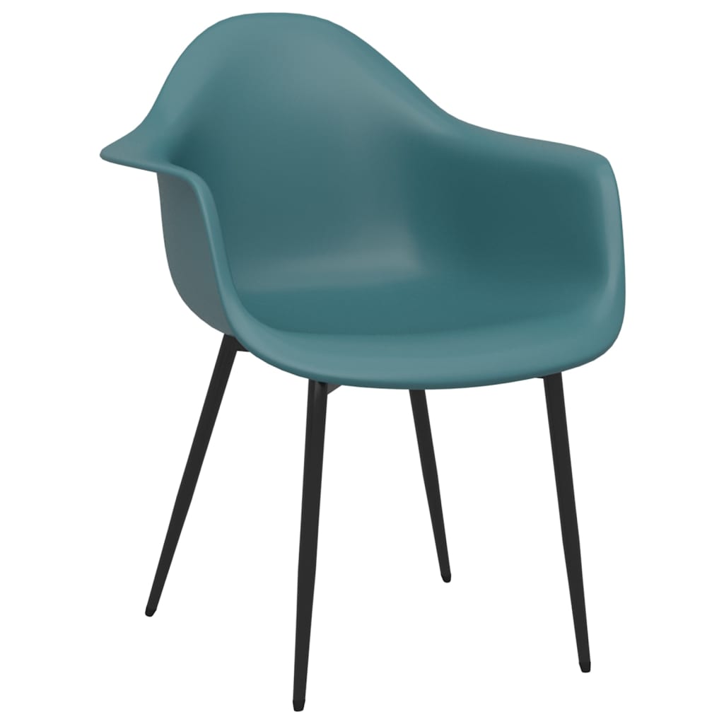 

vidaXL Eetkamerstoelen 6 st PP turquoise