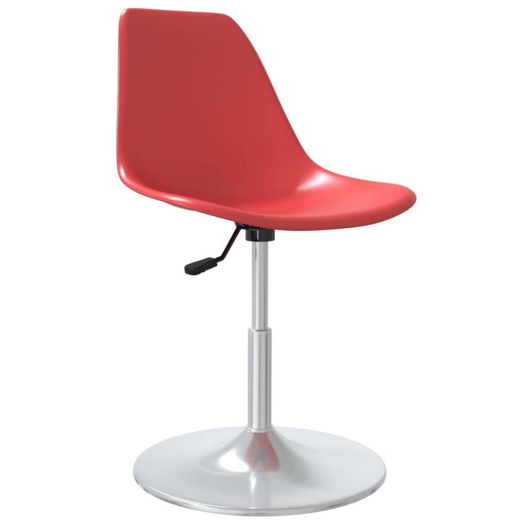 vidaXL Eetkamerstoelen draaibaar 6 st polypropeen rood