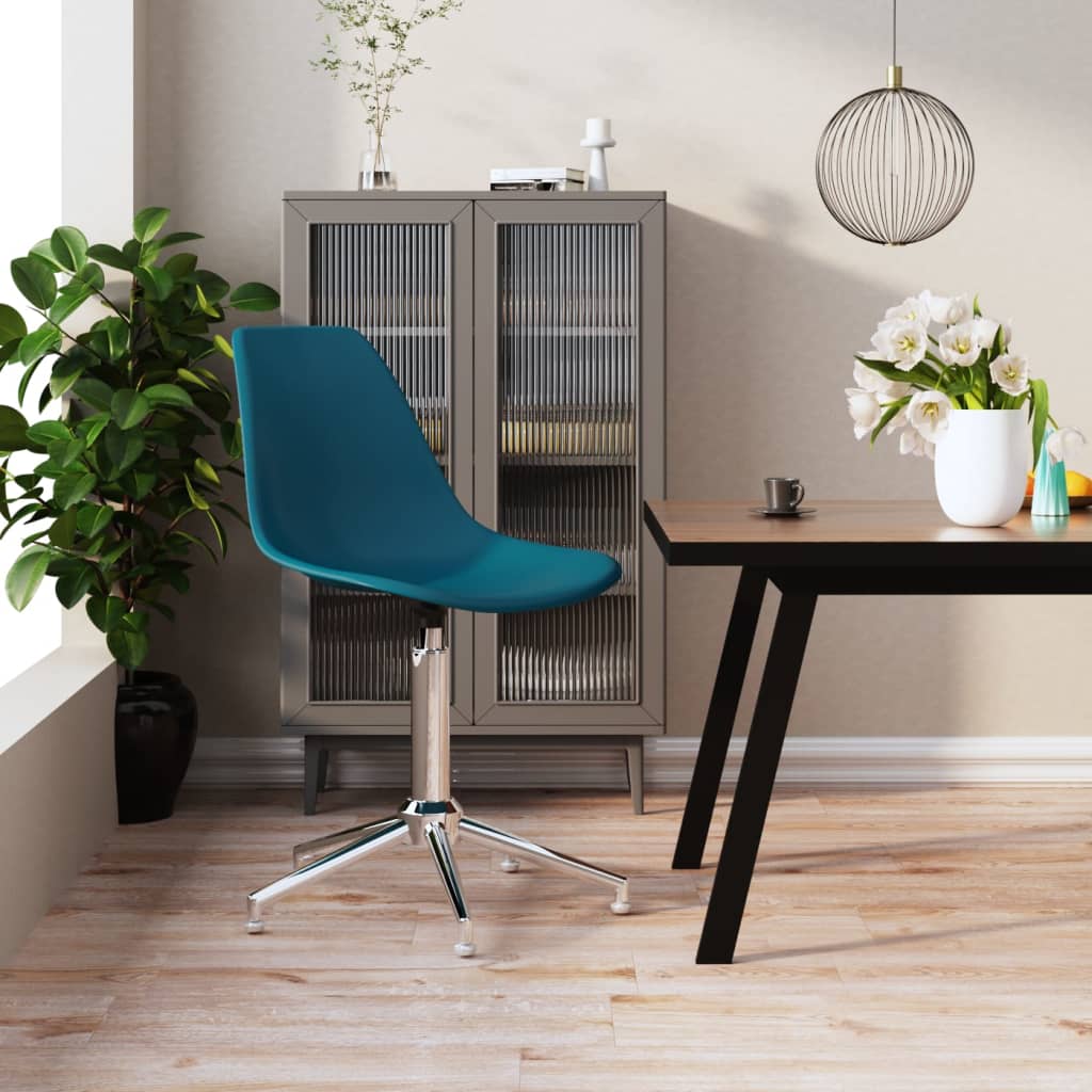 Scaun de bucătărie pivotant, turcoaz, PP