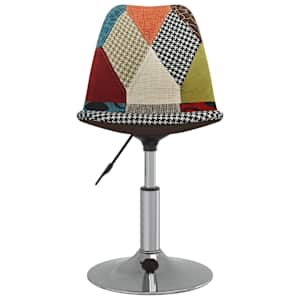 Otočné jídelní židle 6 ks patchwork textil - obrázek 4