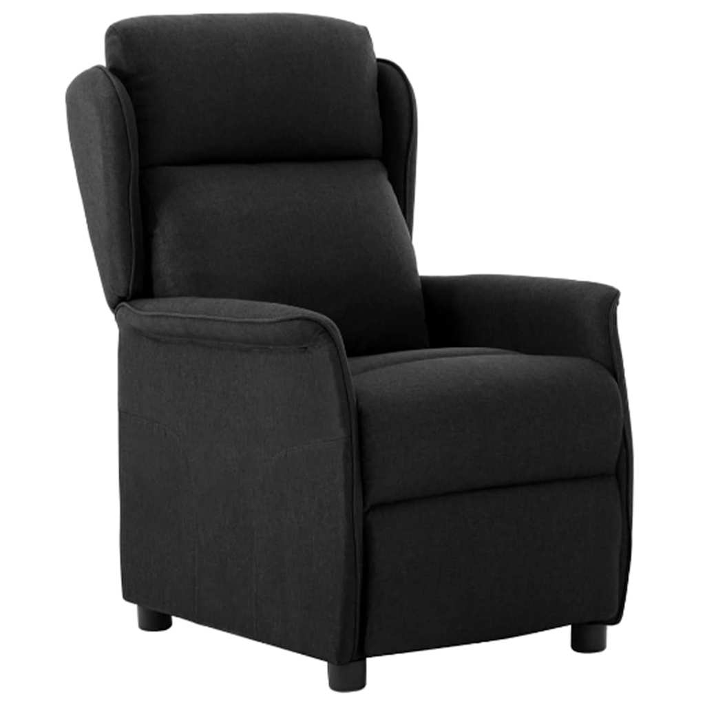 Recliner Chair Черна Текстил