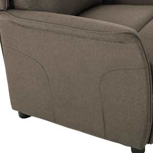 Polohovací křeslo Taupe 66.5 x 94 x 101.5 cm Polyester - obrázek 6