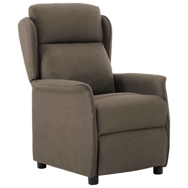 vidaXL Lamamistool Pruunikashall Pol&uuml;ester