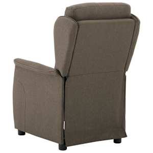 Polohovací křeslo Taupe 66.5 x 94 x 101.5 cm Polyester - obrázek 4