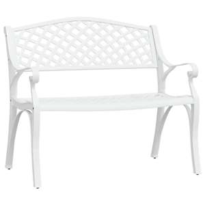 vidaXL aiapink, 102 cm, valualumiinium, valge