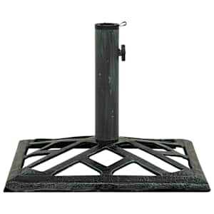 Stojan na slunečník zelený 44 x 44 x 31 cm litina - obrázek 2
