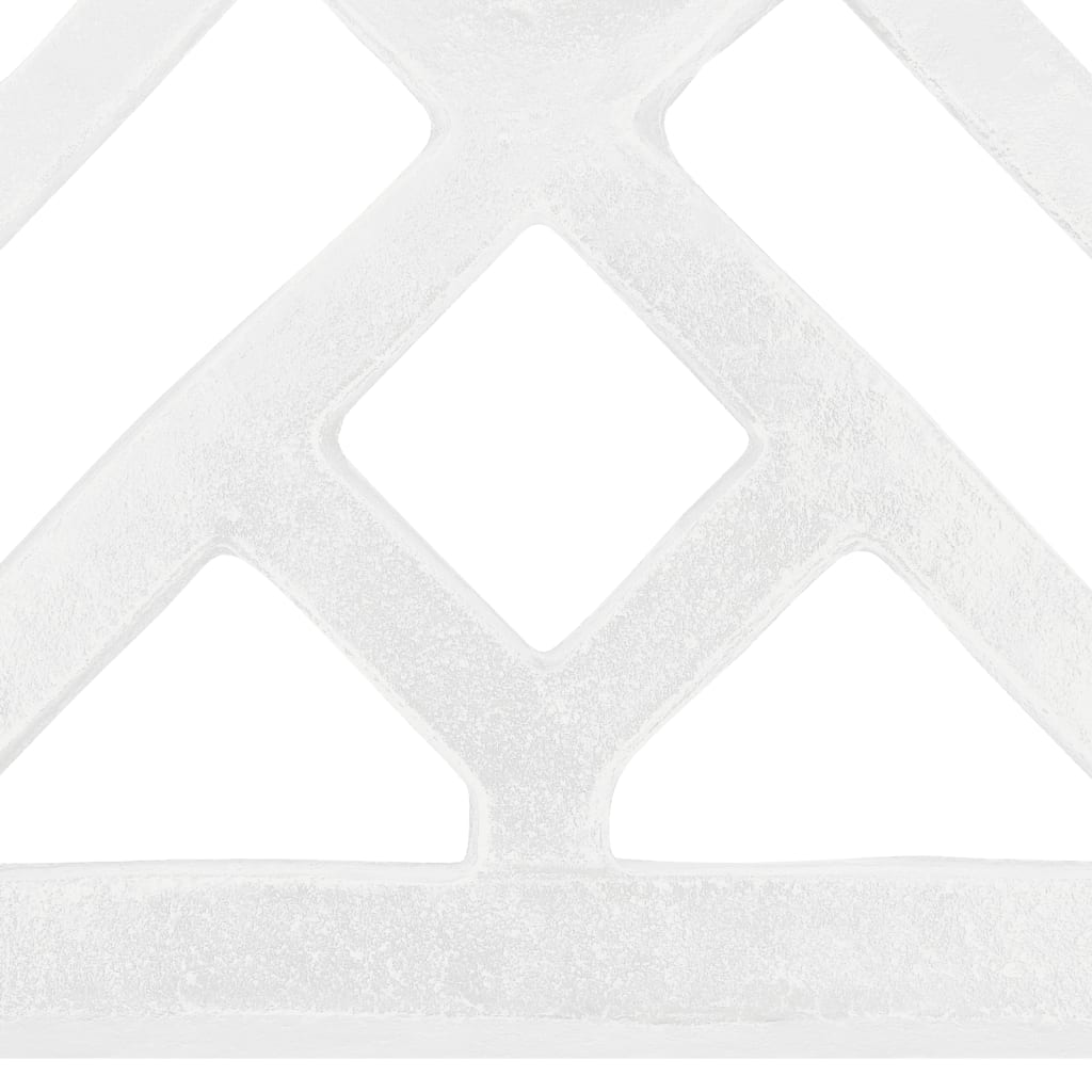 Fehér öntöttvas napernyőtalp 44 x 44 x 31 cm 