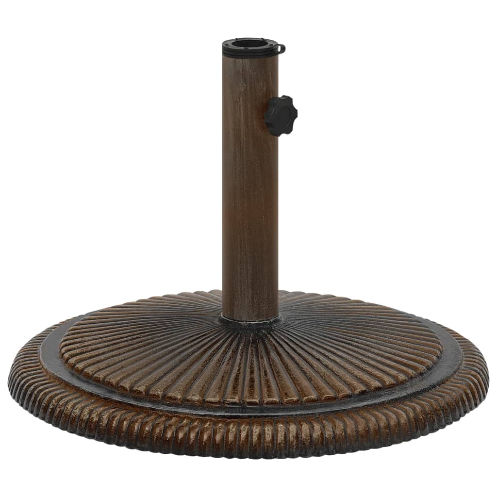 vidaXL Bază de umbrelă, bronz, 45x45x30 cm, fontă vidaxl.ro