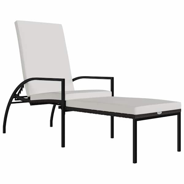 vidaXL jalatoega p&auml;evitustool, PE-rotang, pruun