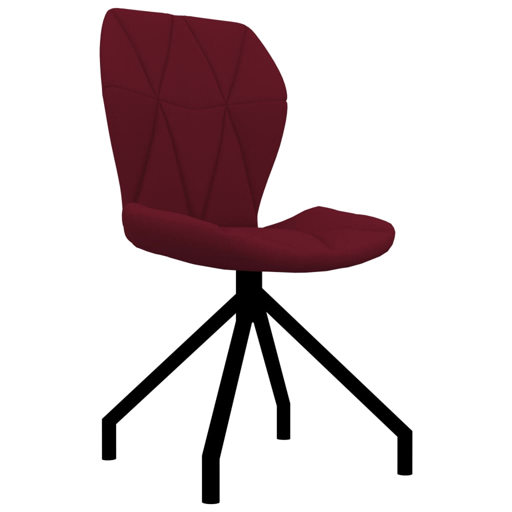 

vidaXL Eetkamerstoelen 2 st kunstleer rood