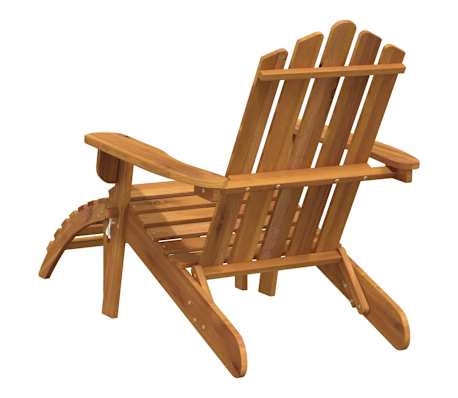 Sedia da esterno pieghevole con braccioli eurogarden navis in legno di acacia 56x53,5x96 cm