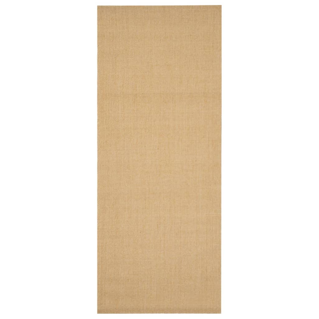 vidaXL Koberec přírodní sisal 100 x 250 cm