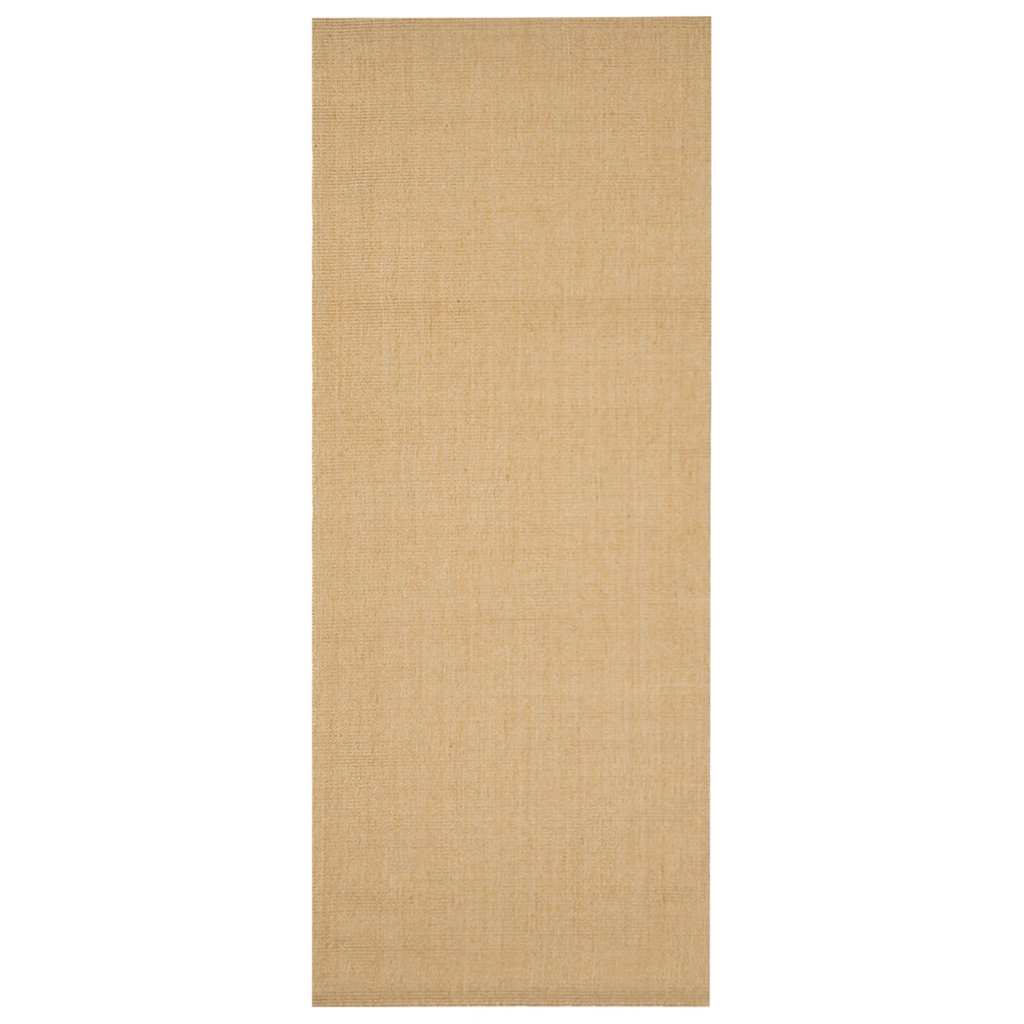 vidaXL Koberec přírodní sisal 100 x 250 cm