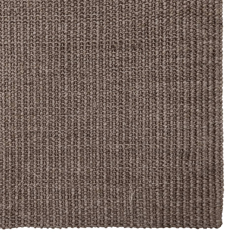 vidaXL Tappeto in Sisal Naturale 80x100 cm Marrone