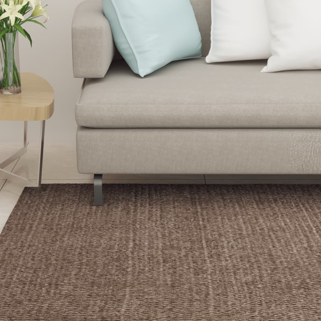 vidaXL Tapis Sisal naturel 80x150 cm Marron