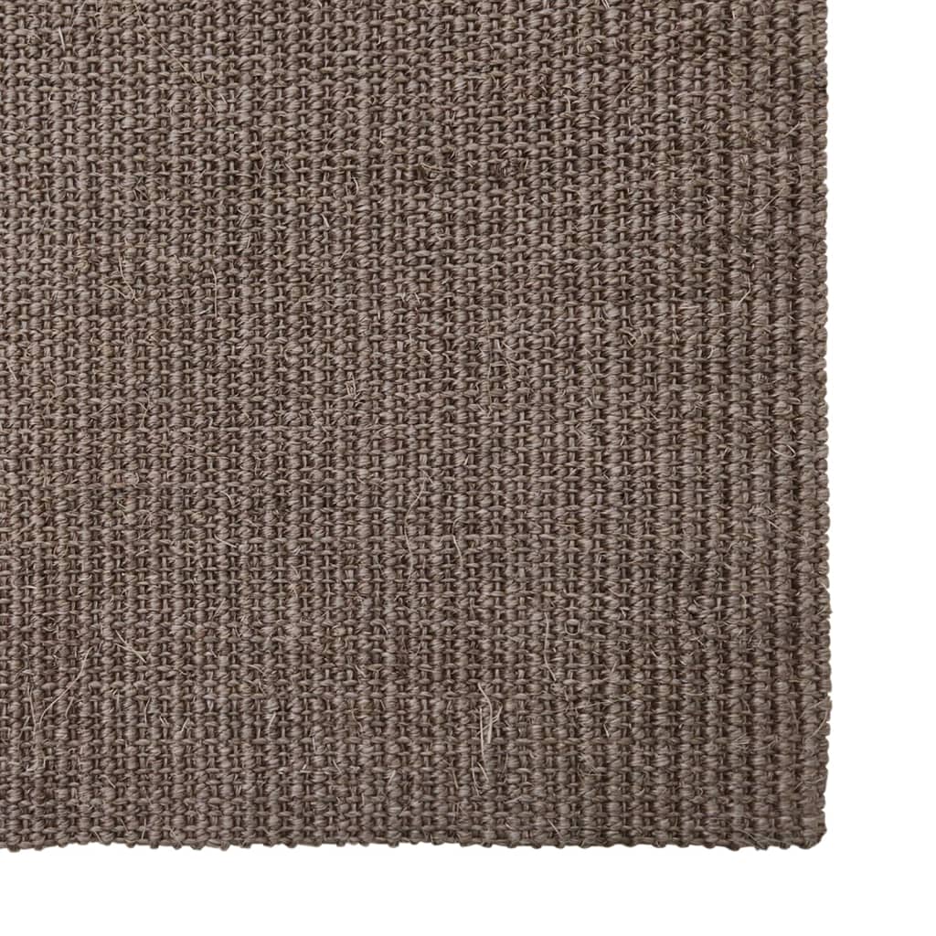 vidaXL Vloerkleed 80x300 cm natuurlijk sisal bruin afbeelding