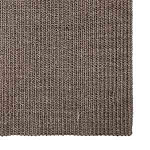 vidaXL Teppe naturlig sisal 80x350 cm brun