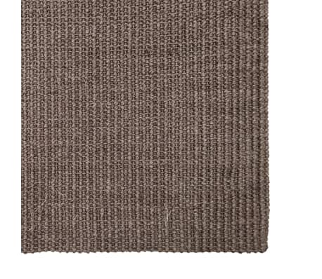 vidaXL Rug Natural Sisal 100x350 cm Brown