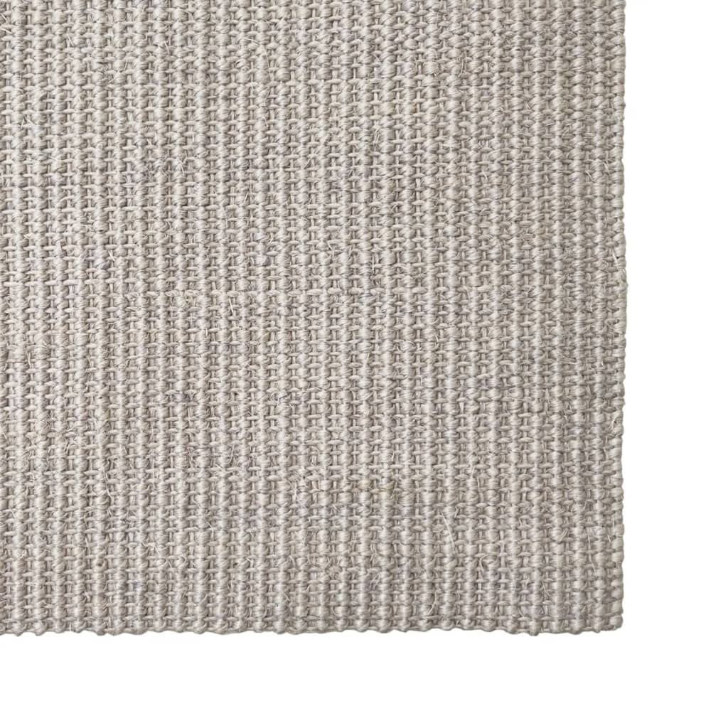 vidaXL Alfombra de sisal natural color arena 80x350 cm