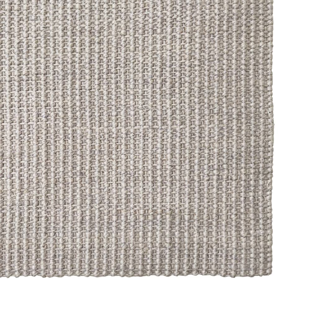 vidaXL Teppich Natur Sisal 100x250 cm Sandfarbe