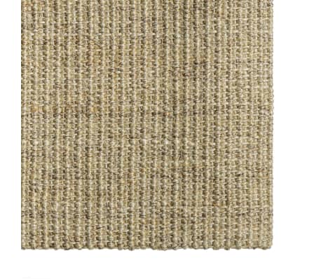 vidaXL Tapis Sisal naturel 66x350 cm Vert