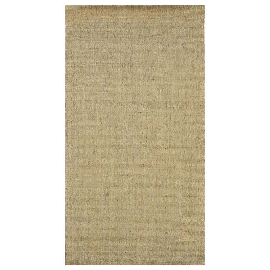 Covor din sisal natural, gri taupe, 80x1s0 cm