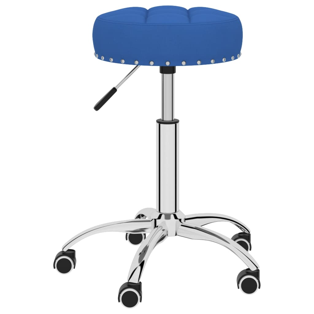 

vidaXL Massagekruk draaibaar stof blauw