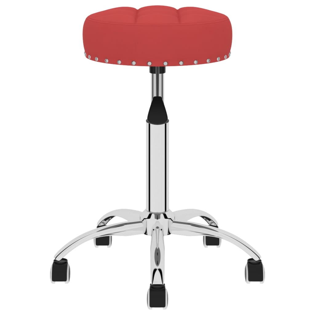 bordó szövetborítású forgó masszázsszék