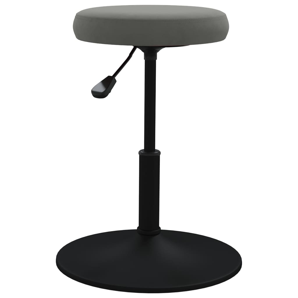 

vidaXL Eetkamerstoelen 4 st fluweel donkergrijs