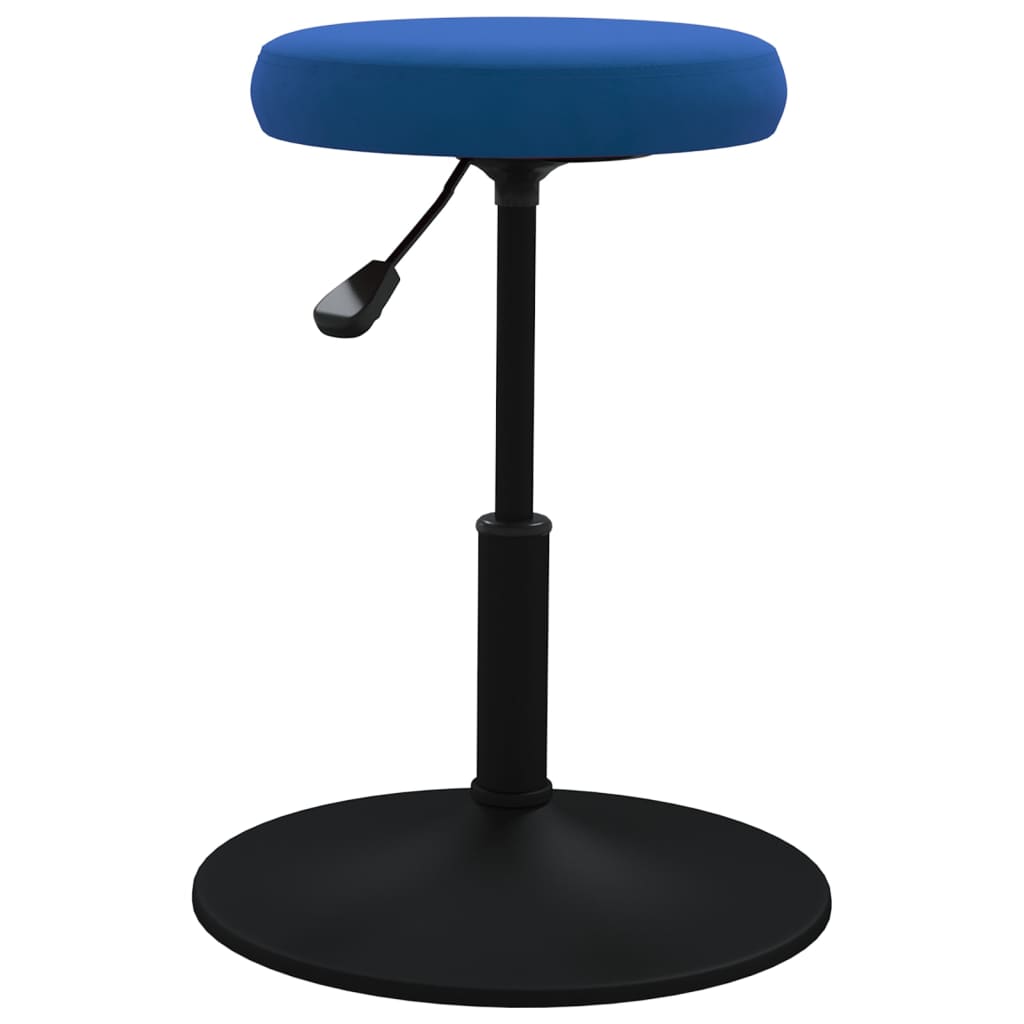 

vidaXL Eetkamerstoelen 4 st fluweel blauw