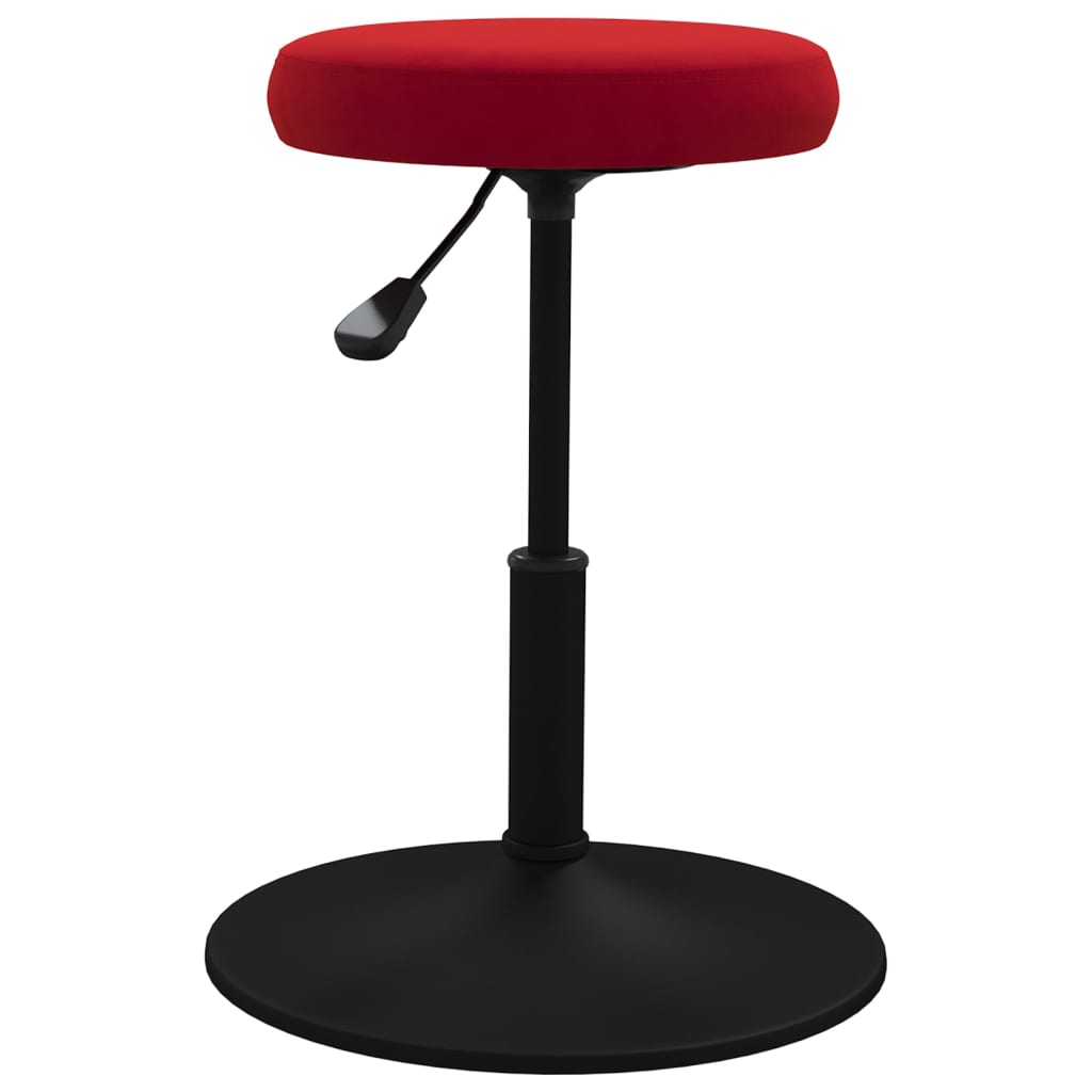 

vidaXL Eetkamerstoelen 6 st fluweel wijnrood