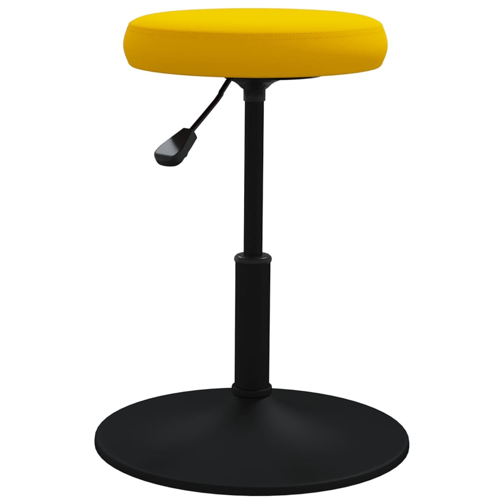 

vidaXL Eetkamerstoelen 6 st fluweel mosterdgeel