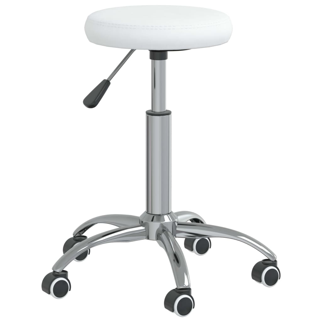 

vidaXL Eetkamerstoelen 6 st kunstleer wit