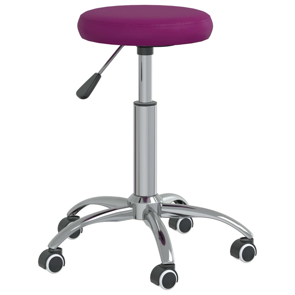 

vidaXL Eetkamerstoelen 6 st kunstleer paars