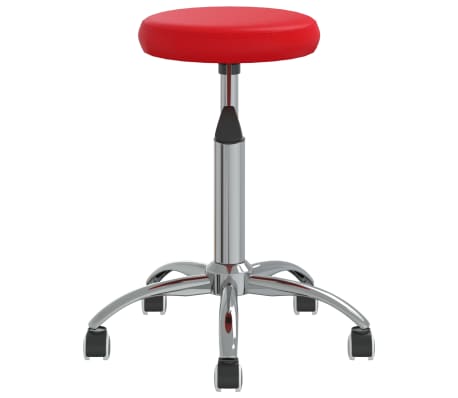 vidaXL Valgomojo kėdė, raudonos spalvos, dirbtinė oda (333153)