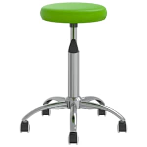 vidaXL Valgomojo kėdė, žalios spalvos, dirbtinė oda (333160)