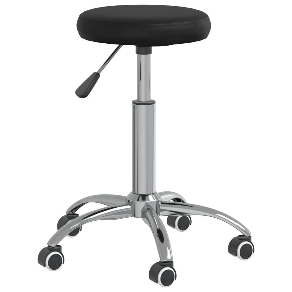 vidaXL Massagekruk kunstleer zwart afbeelding