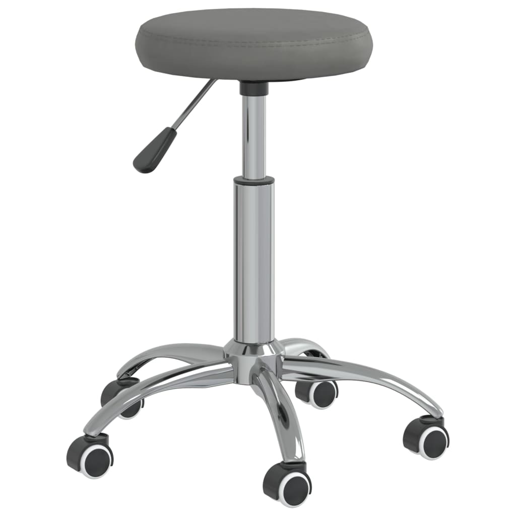 vidaXL Masažuotojo kėdė, pilkos spalvos, dirbtinė oda (333156)